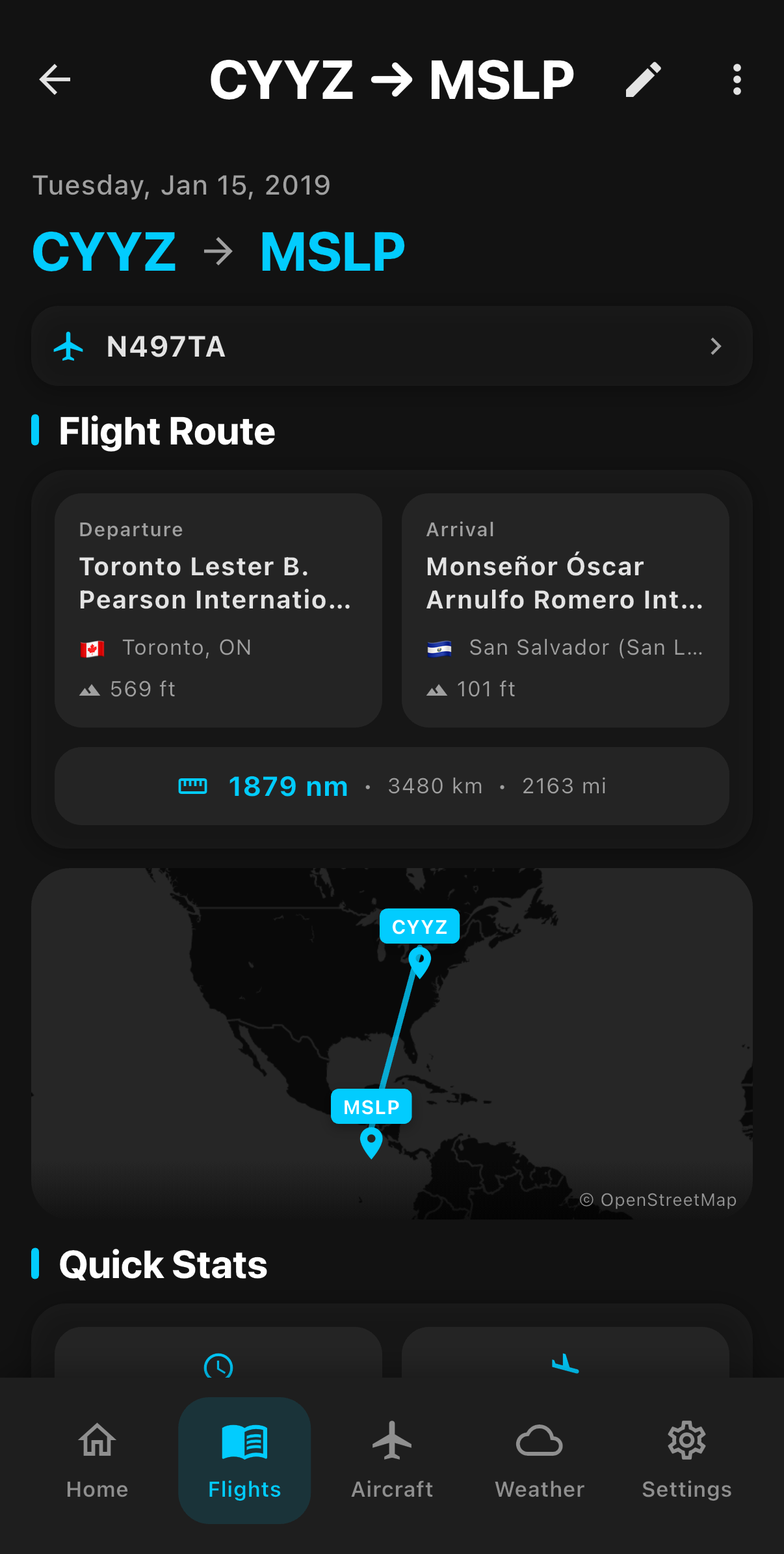 Flight Details